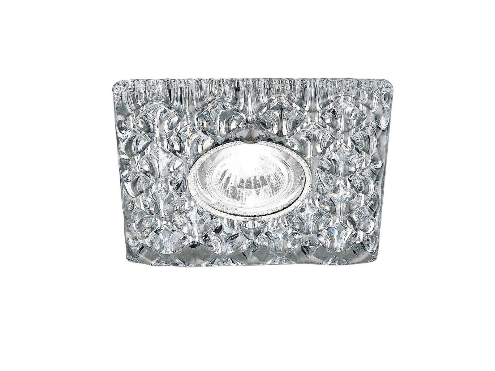 DIAMANTE I LED recessed glass spotlight for false ceiling