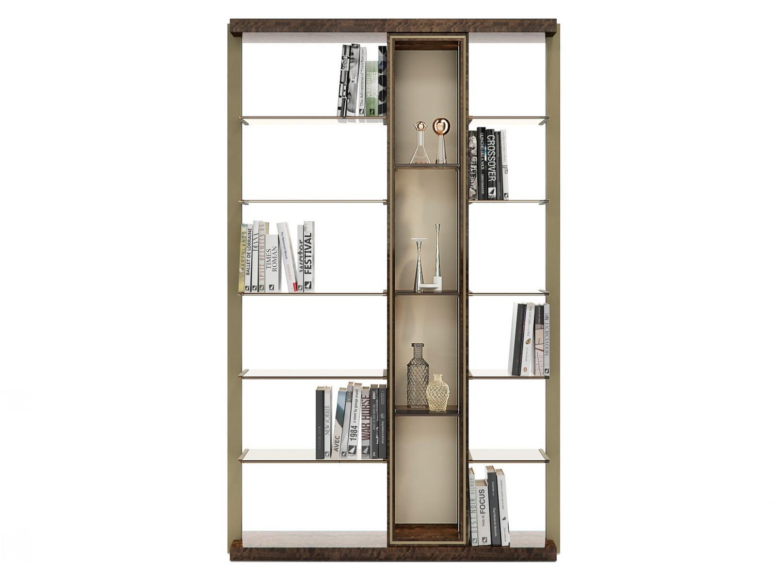 BIBLO Open wall-mounted wooden bookcase