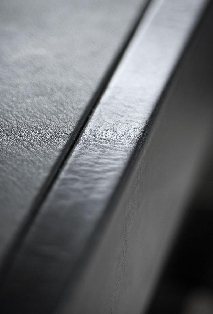 BOURGEOIS Rectangular wooden writing desk with drawers