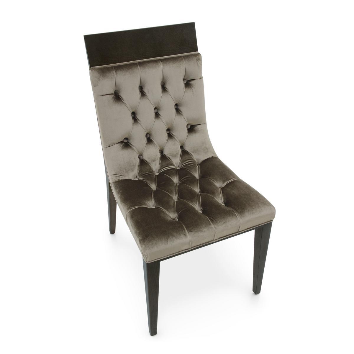 PISA 0512S Tufted velvet chair