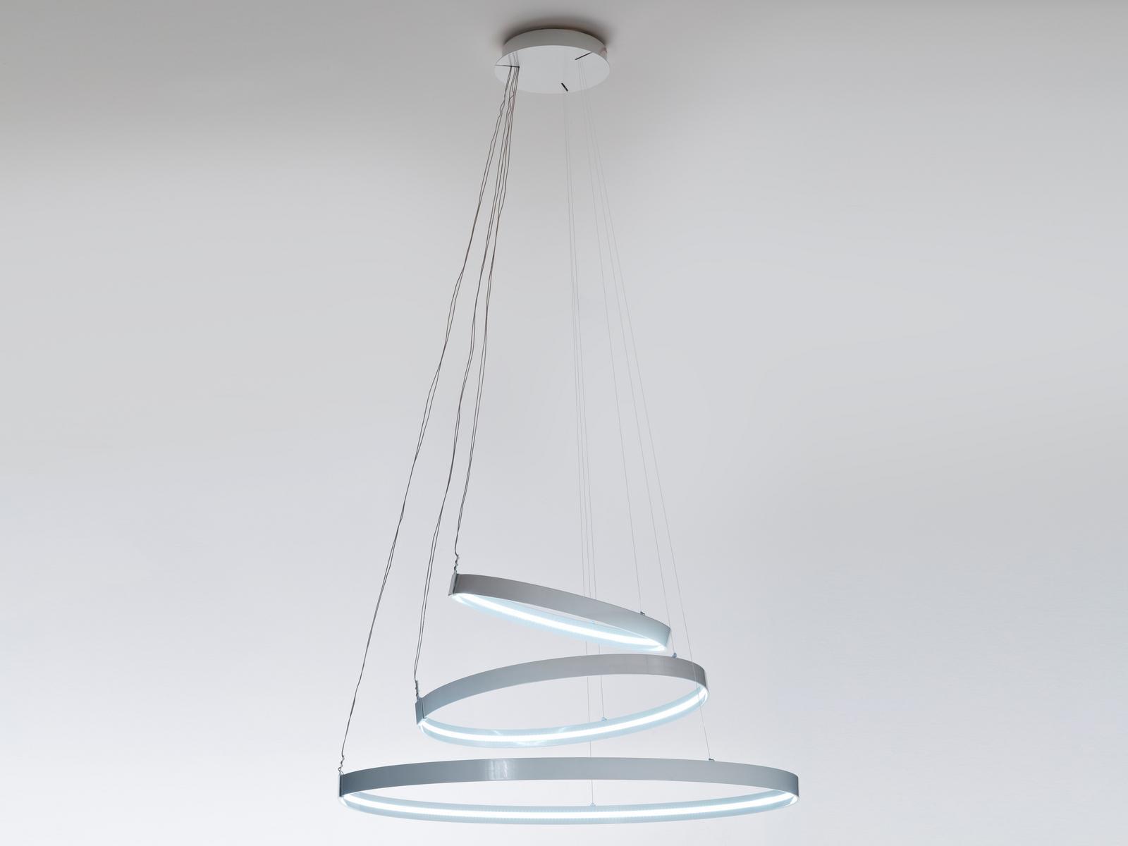 RINGS ORIZZONTALE LED aluminium pendant lamp RINGS ORIZZONTALE LED aluminium pendant lamp