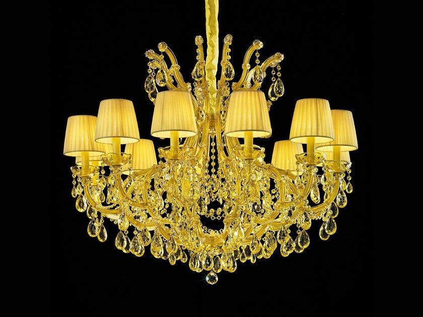 MARIA TERESA Metal chandelier with Swarovski® Crystals