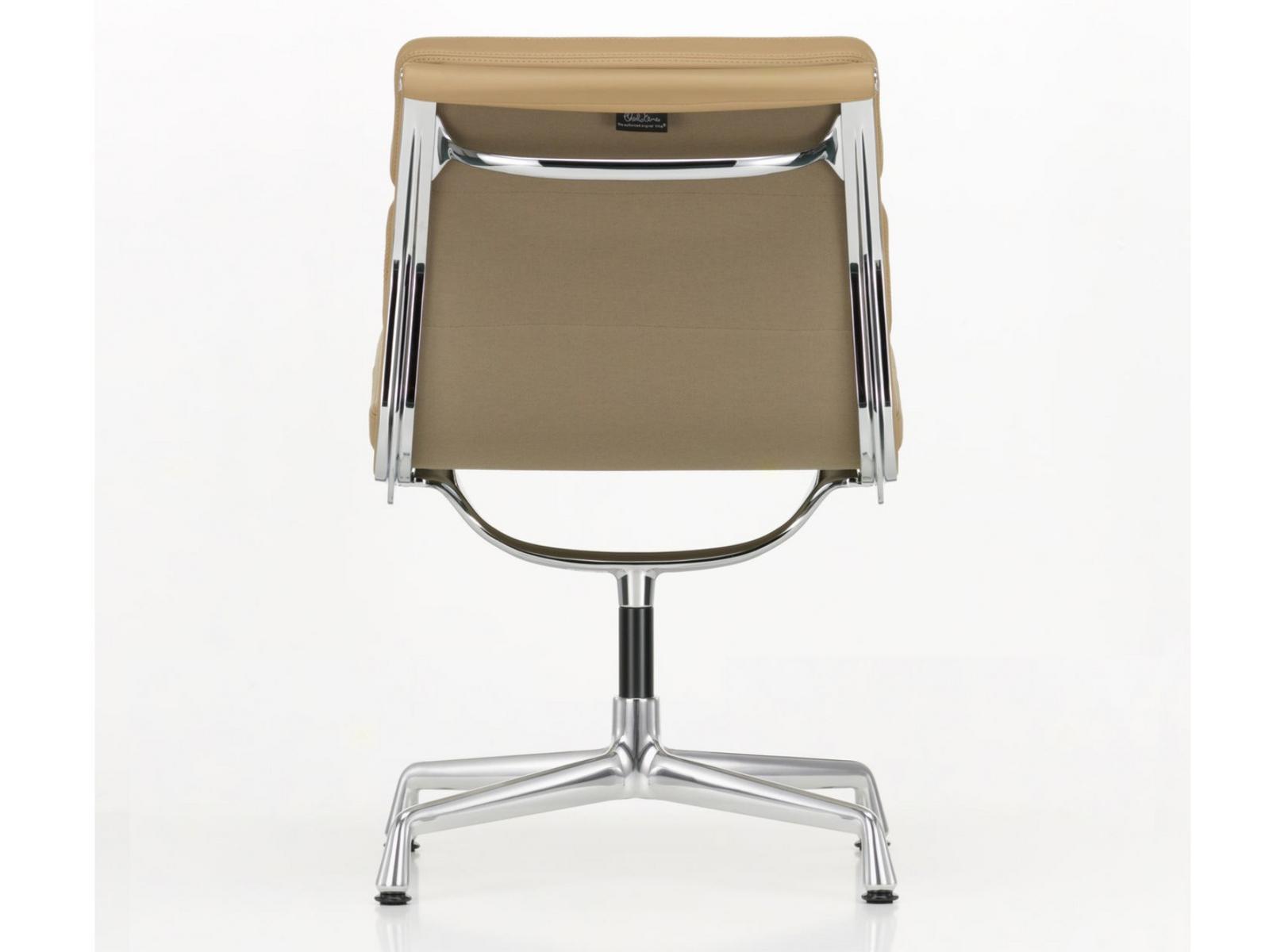 SOFT PAD EA 205 Leather chair with 4-spoke base