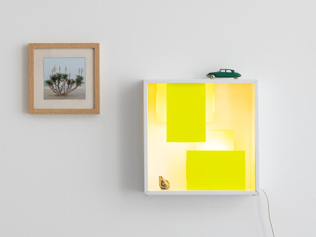 FATO BICOLOR Plate wall lamp / table lamp