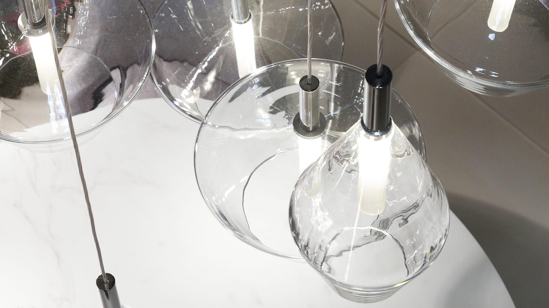 24 GRADI LED blown glass pendant lamp