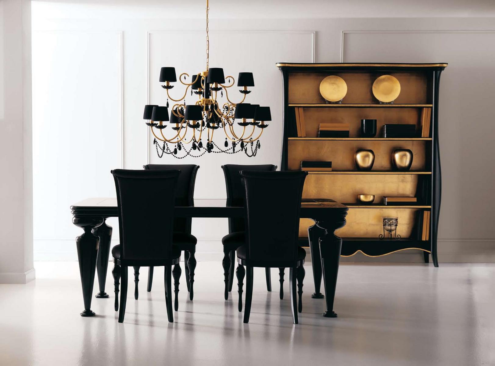 ZOE Upholstered high-back fabric chair