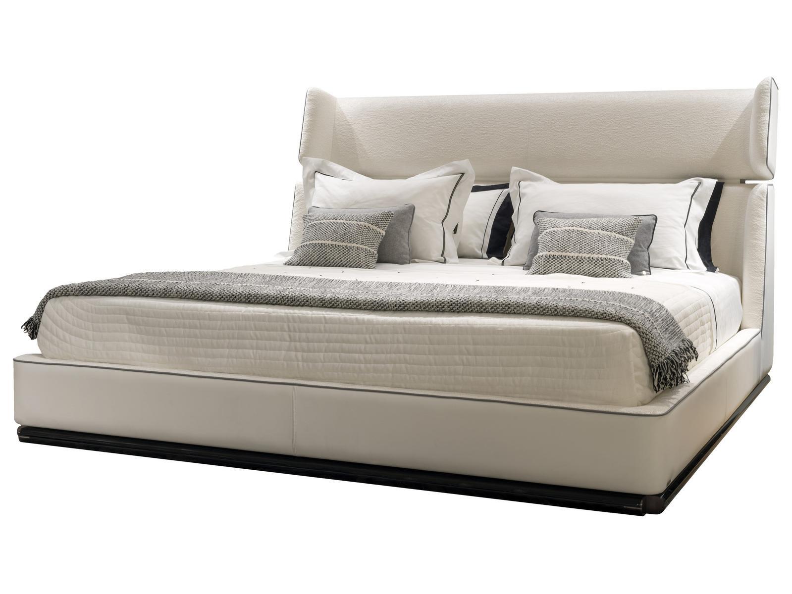 REVERIE Double bed with upholstered headboard