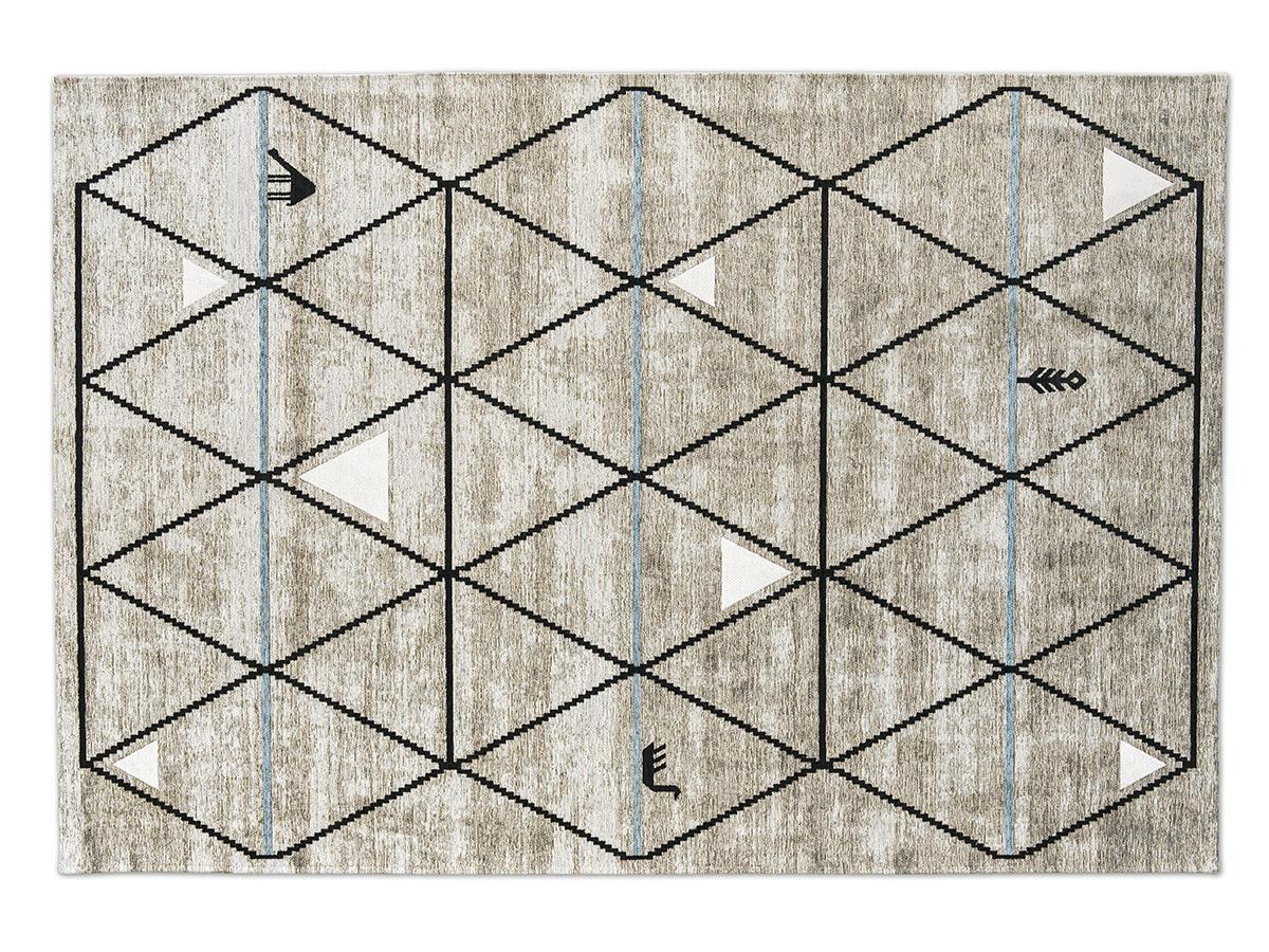 GAVA Rectangular rug with geometric shapes