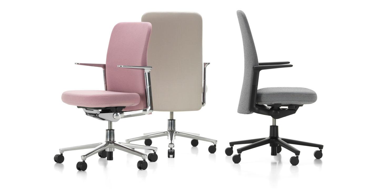 PACIFIC Swivel fabric office chair