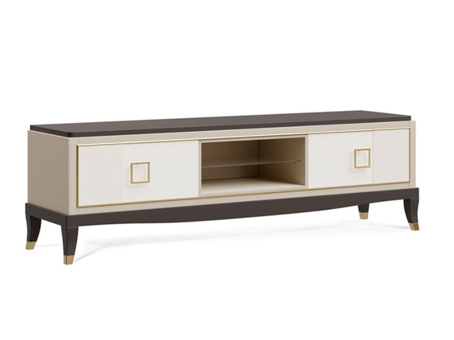 PR.217 Low wooden TV cabinet with drawers