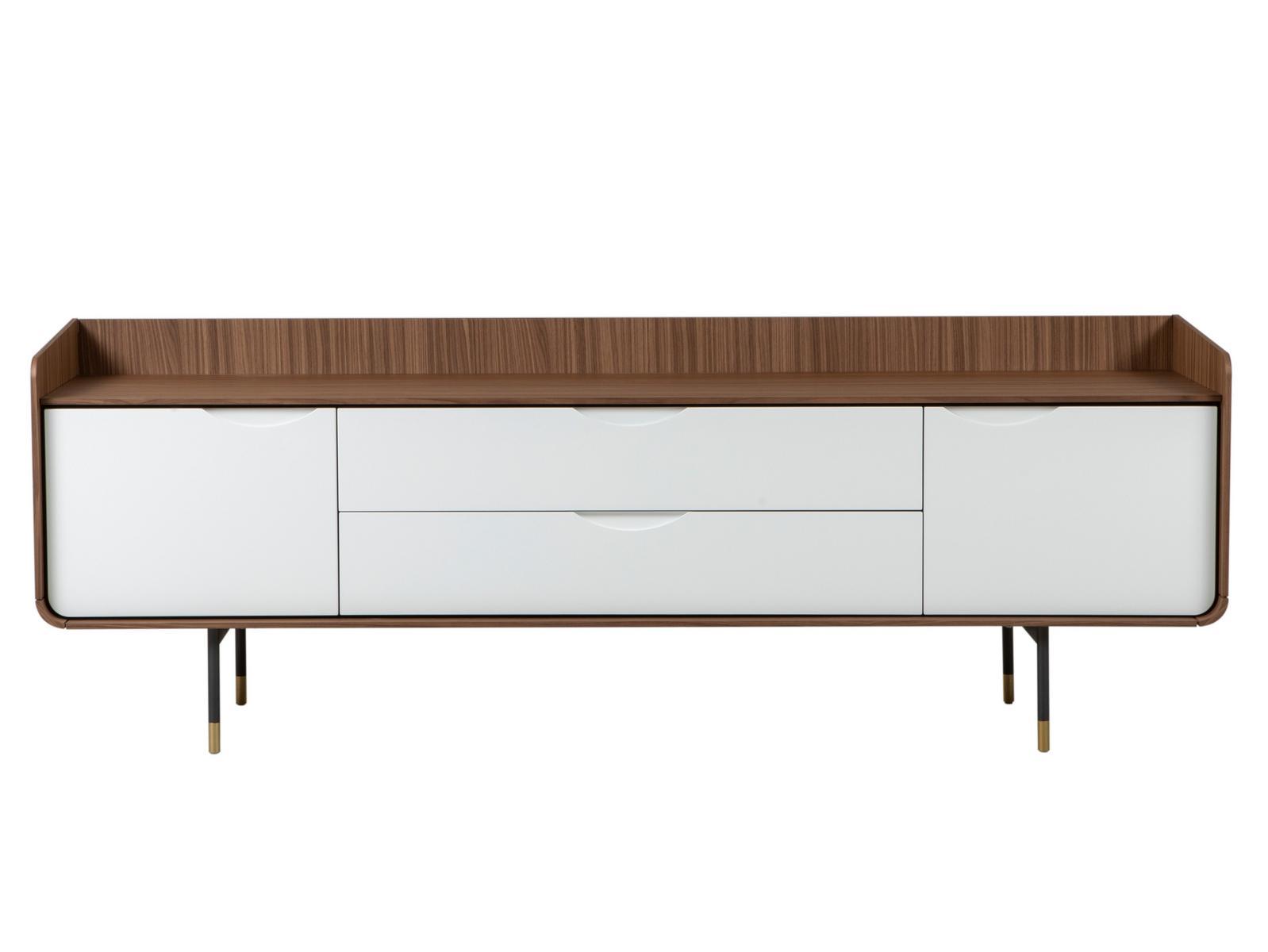 OPERA Walnut TV cabinet with doors