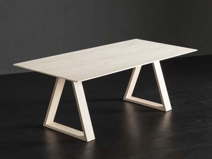 BARCELLONA + MEKANO Rectangular oak dining table
