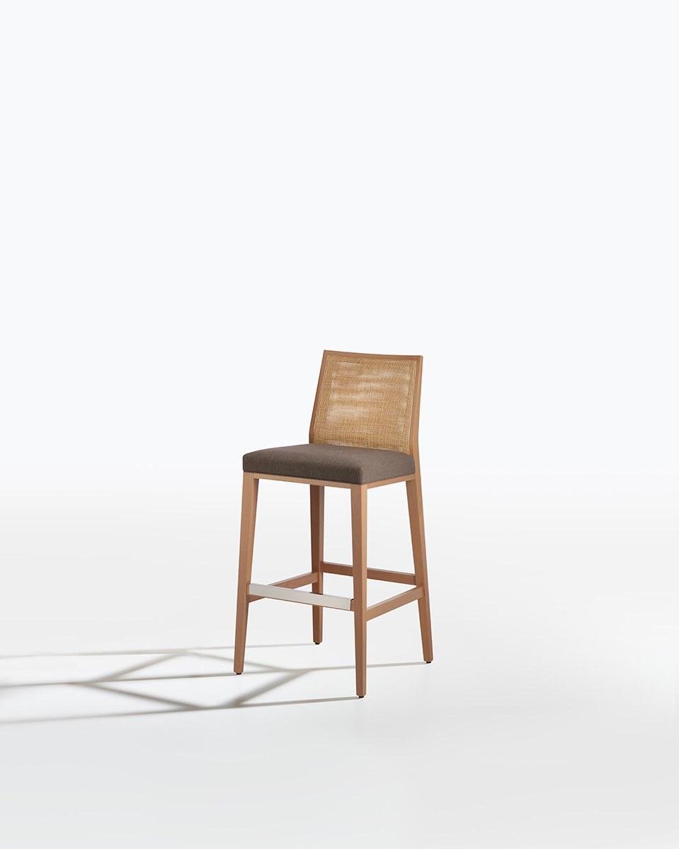 QUEEN Beech stool with back