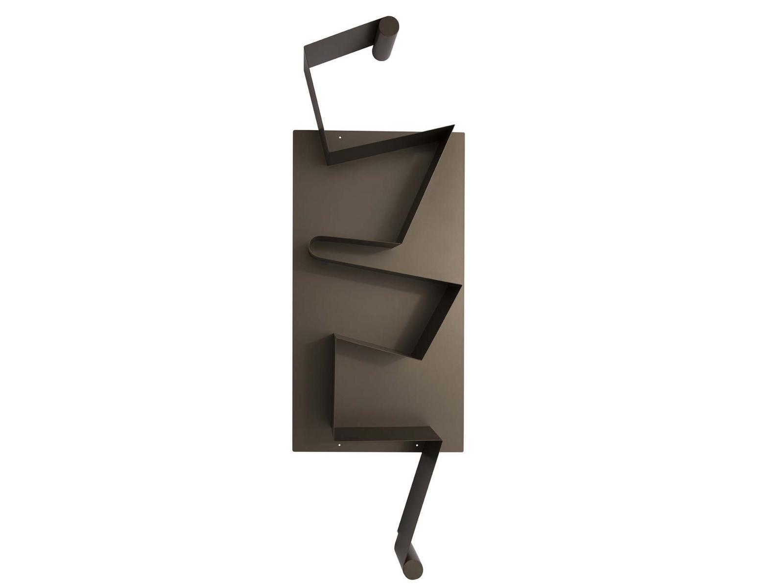 NOTA Wall-mounted metal bookcase