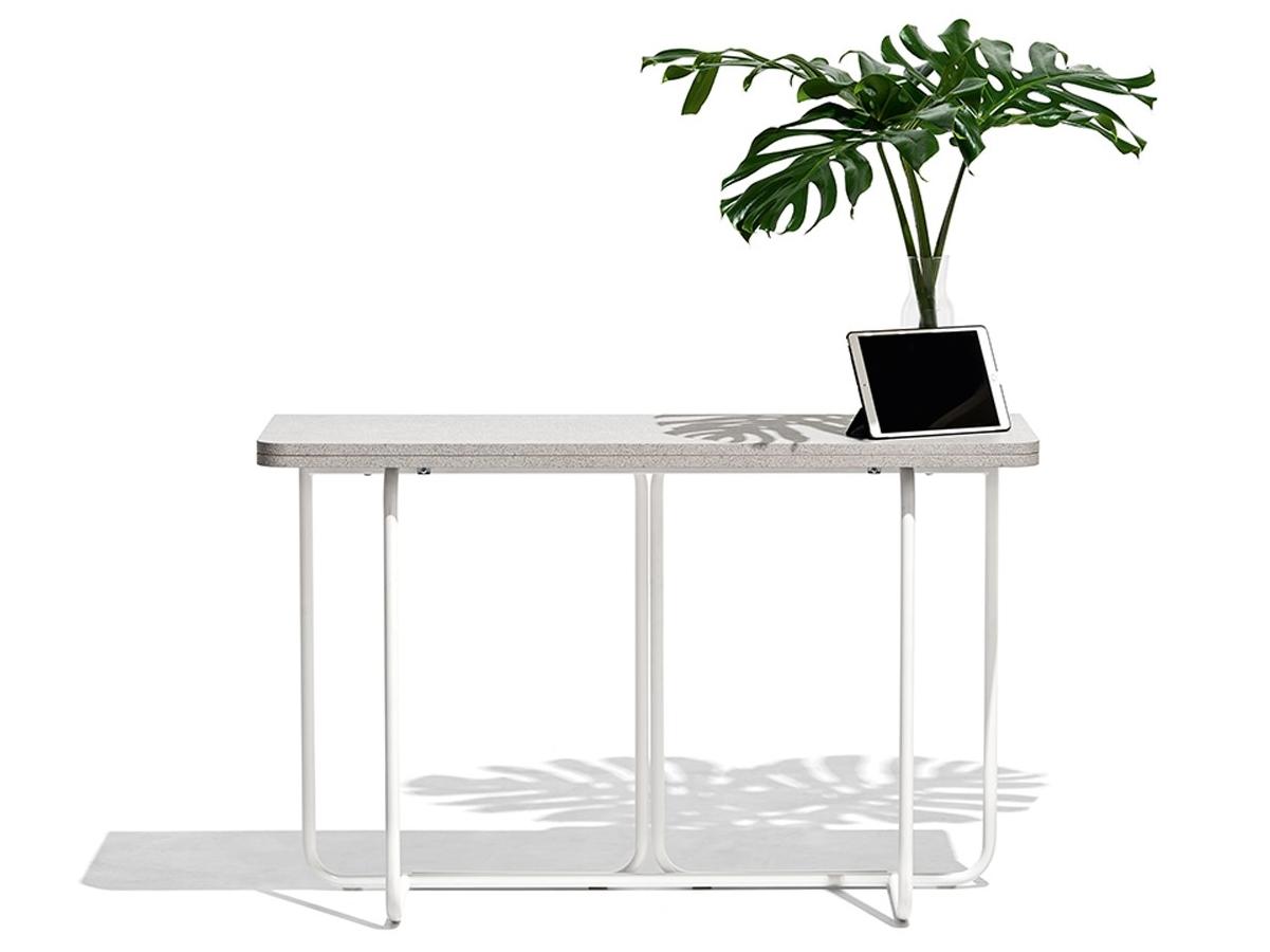 DEE-J Extending rectangular melamine-faced chipboard console table DEE-J Extending rectangular melamine-faced chipboard console table