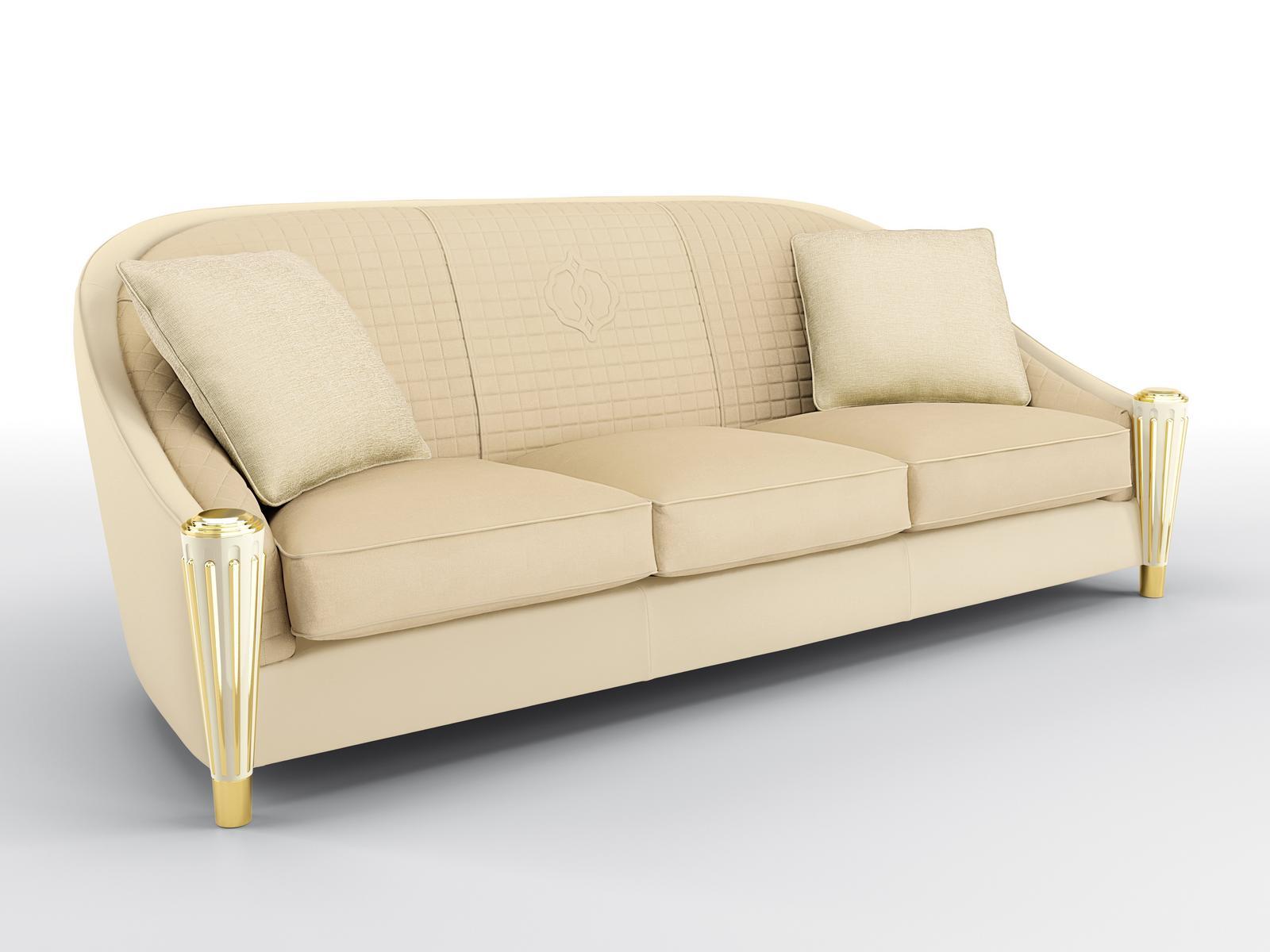 LEGEND 3 seater velvet sofa