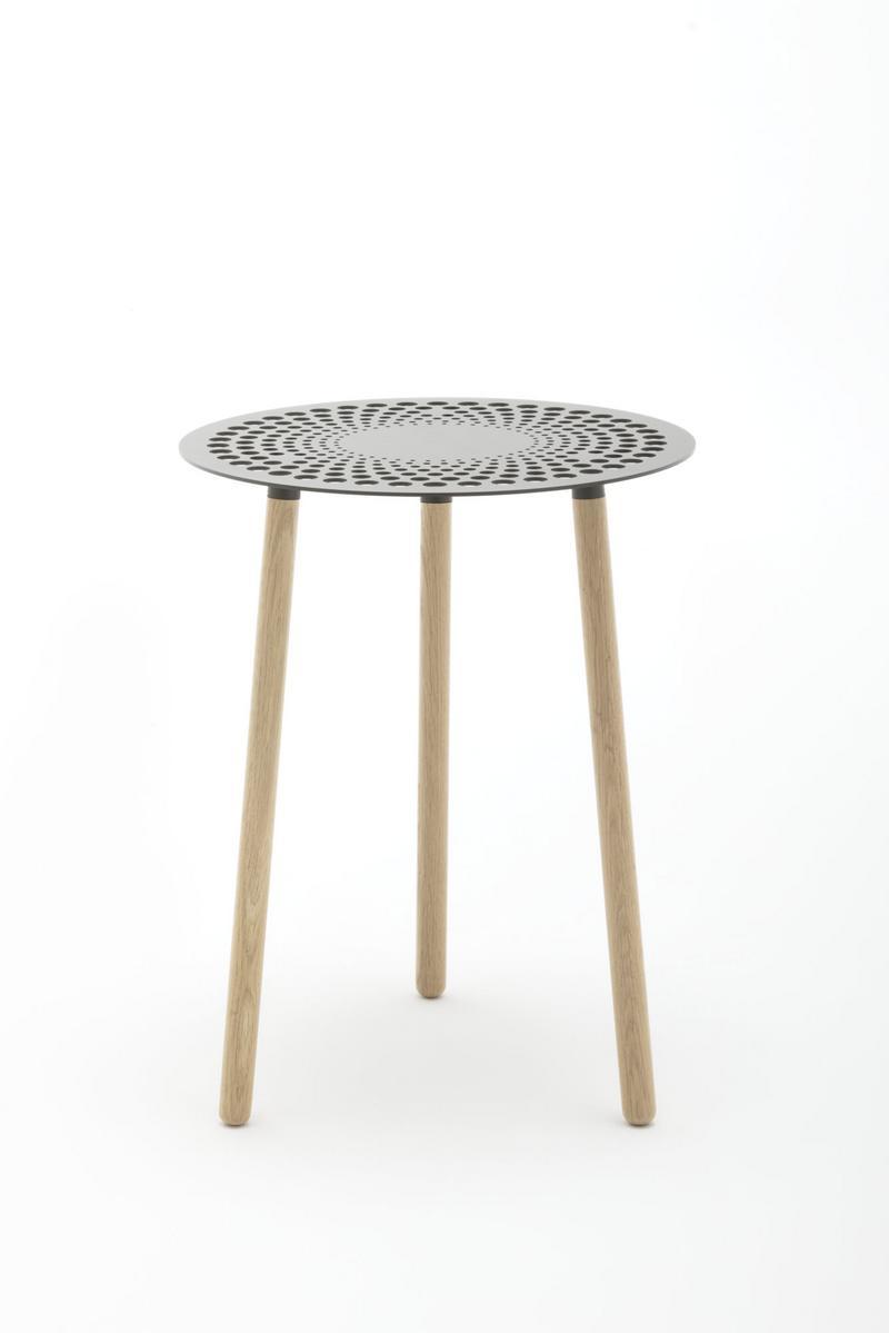 927 Round high side table