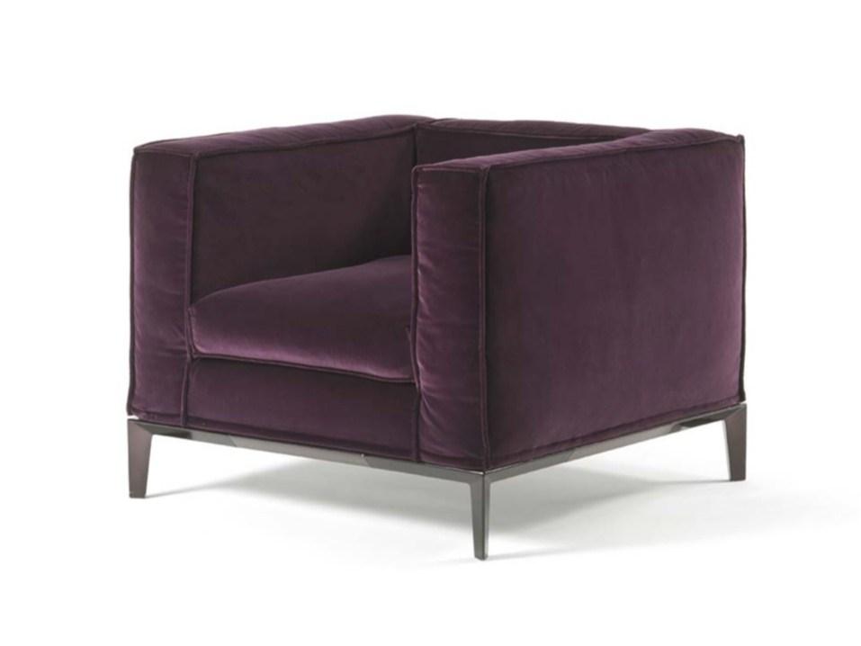 TAYLOR JUNIOR Fabric armchair with armrests