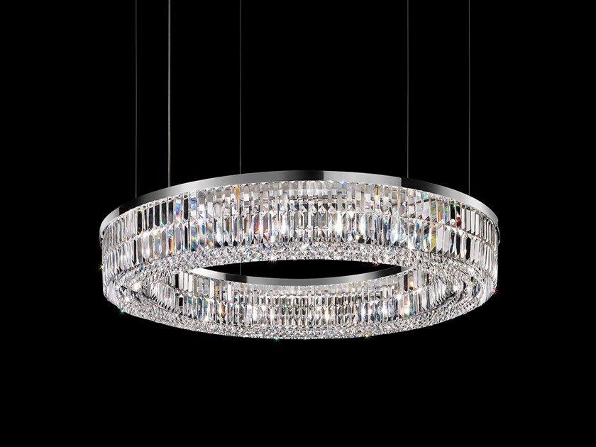 IMPERO & DECO VE 760 S RD Incandescent metal pendant lamp with crystals IMPERO & DECO VE 760 S RD Incandescent metal pendant lamp with crystals