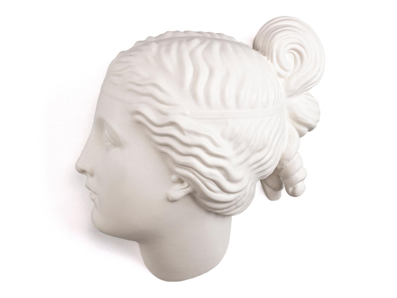 NYMPH HEAD Porcelain wall decor item