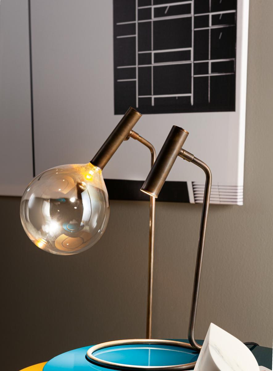 SOFÌ Borosilicate glass table lamp