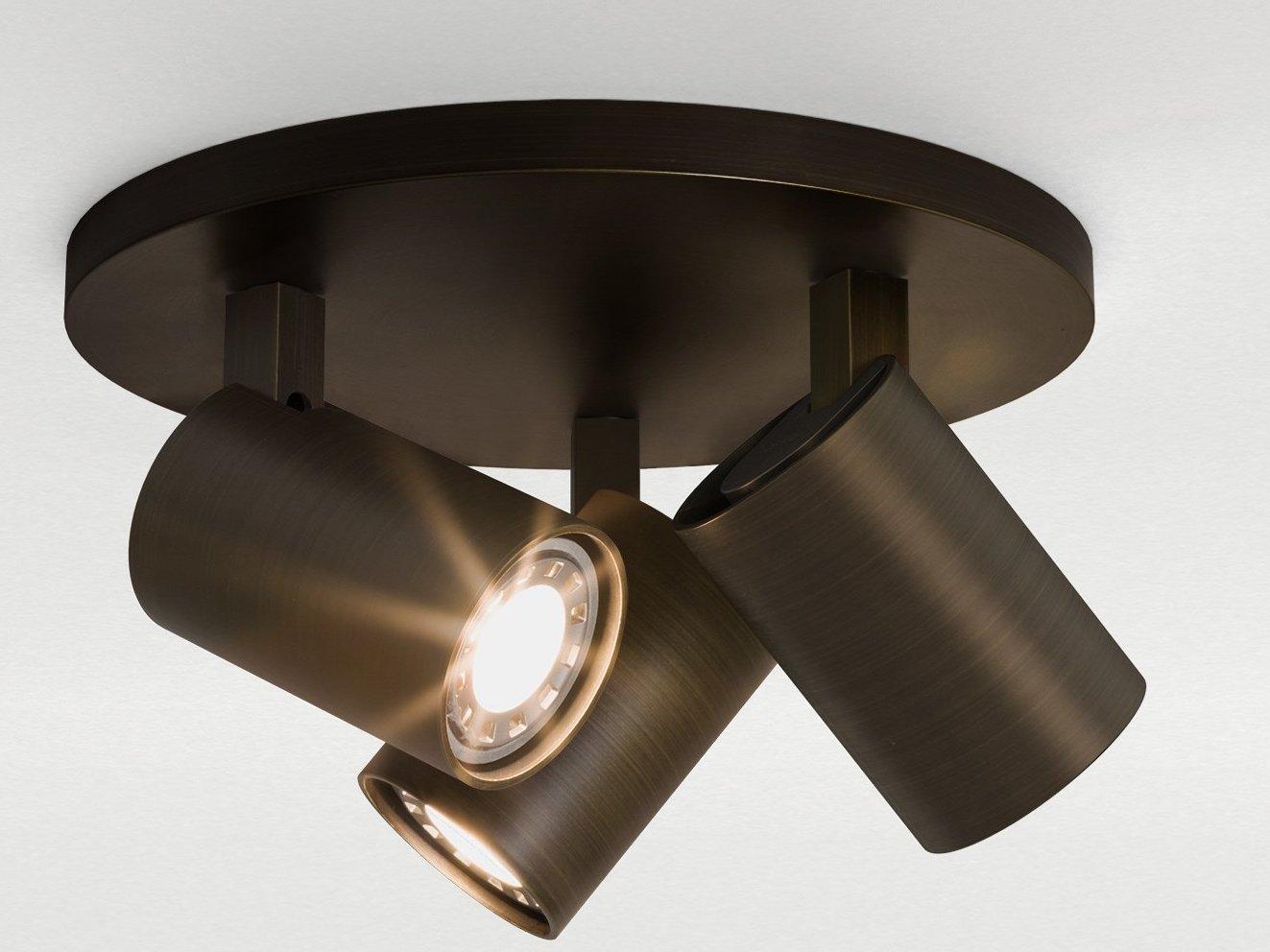 ASCOLI Multiple adjustable metal spotlight