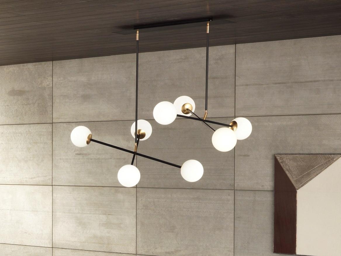 MERIDIAN S4-S8 Painted metal pendant lamp