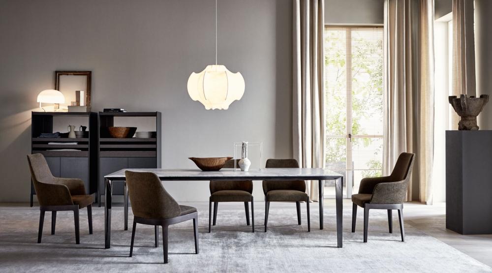 FILIGREE Rectangular wooden dining table