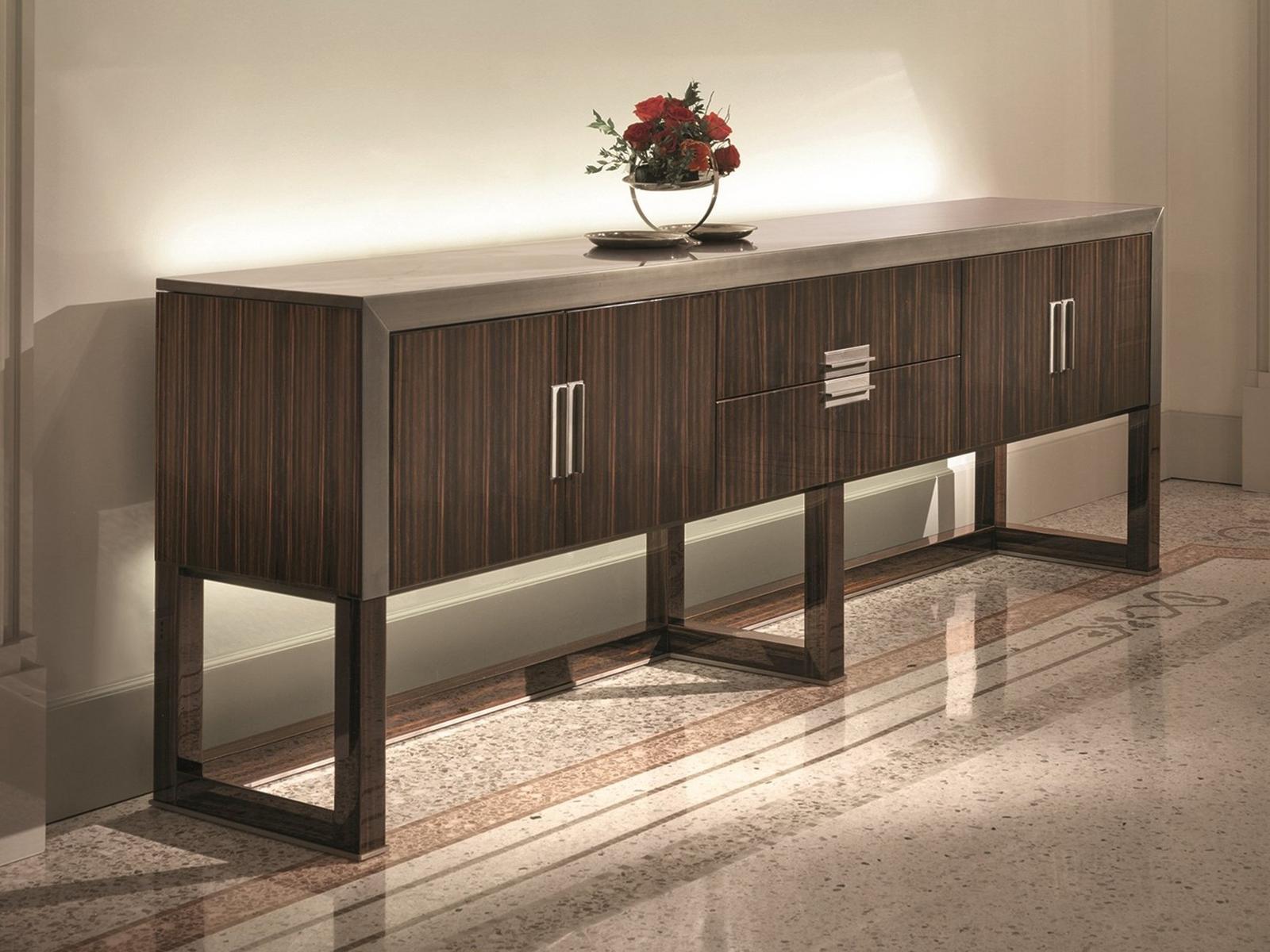 ARMAND Modular metal sideboard with doors