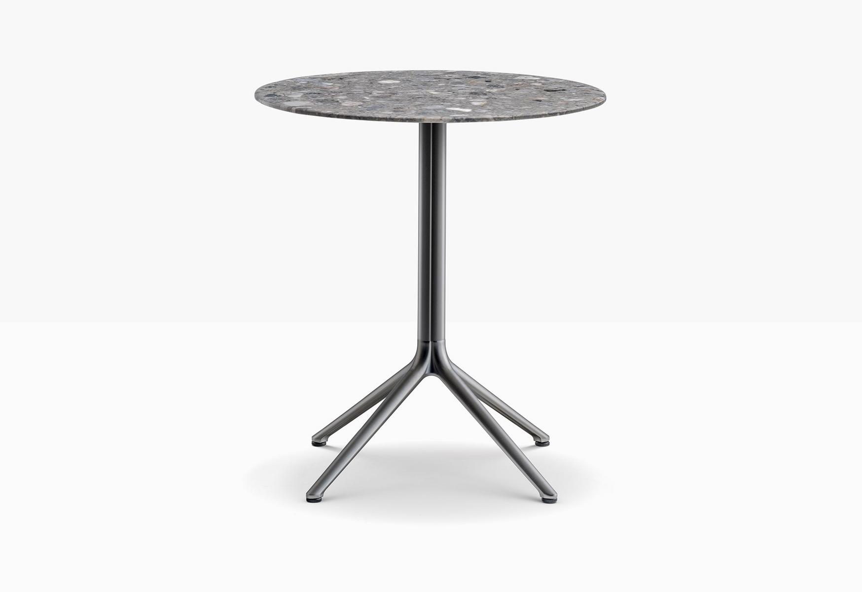 ELLIOT 5475 Aluminium table with 4-star base