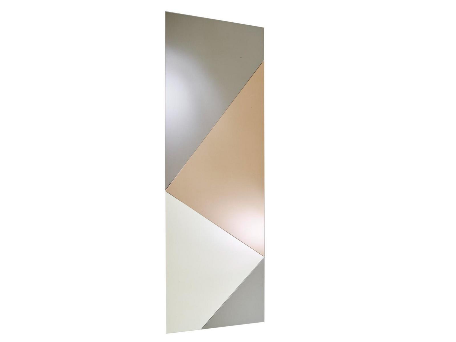 OMBRÉ Rectangular wall-mounted mirrored glass mirror