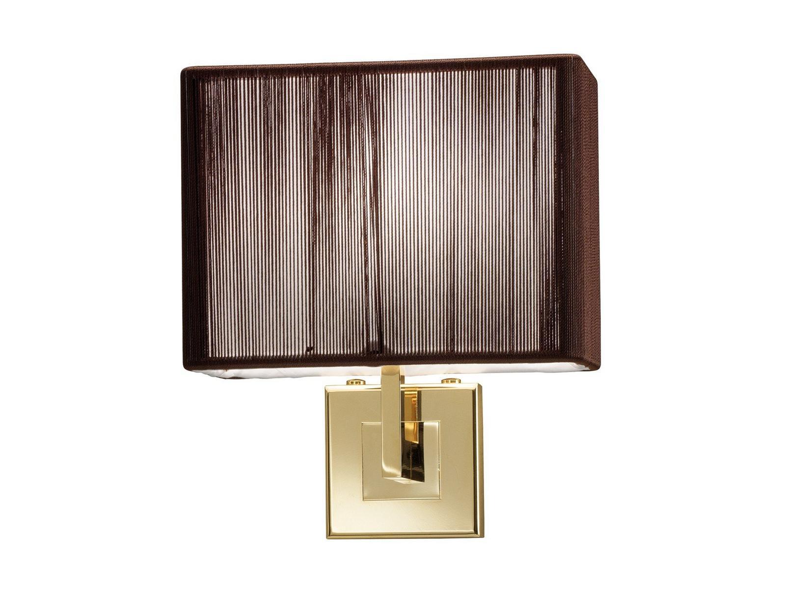CLAVIUS Silk wall lamp with fixed arm
