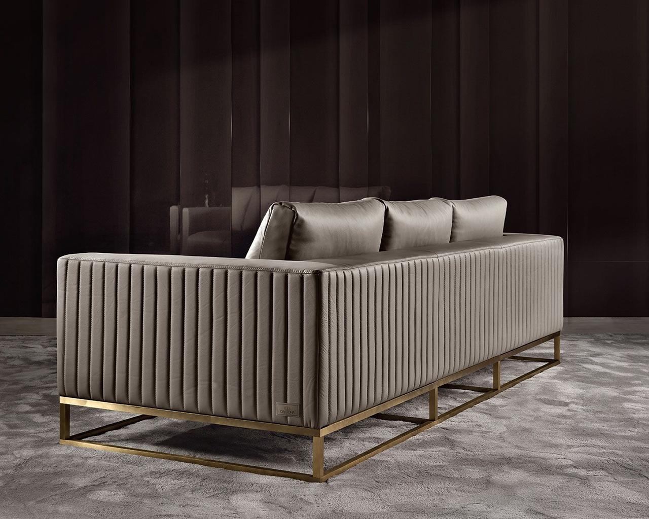 MARTIN Sectional leather sofa