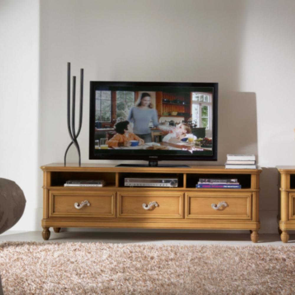 COMO Modular wood tv furniture with doors