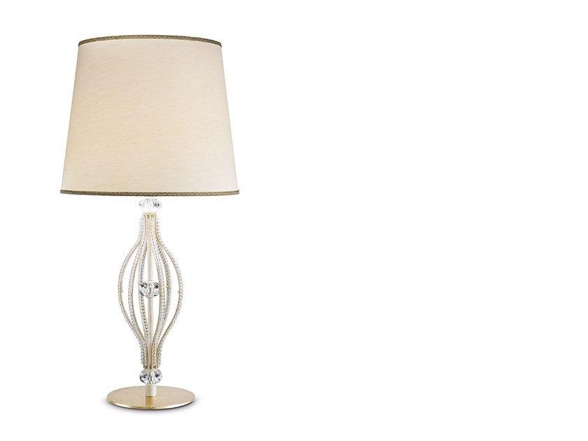 NOBLESSE TL1G / TL1P Metal table lamp with crystals