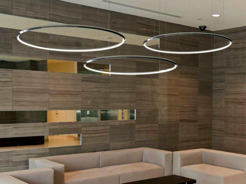 GIRATA HORIZONTAL LED aluminium pendant lamp