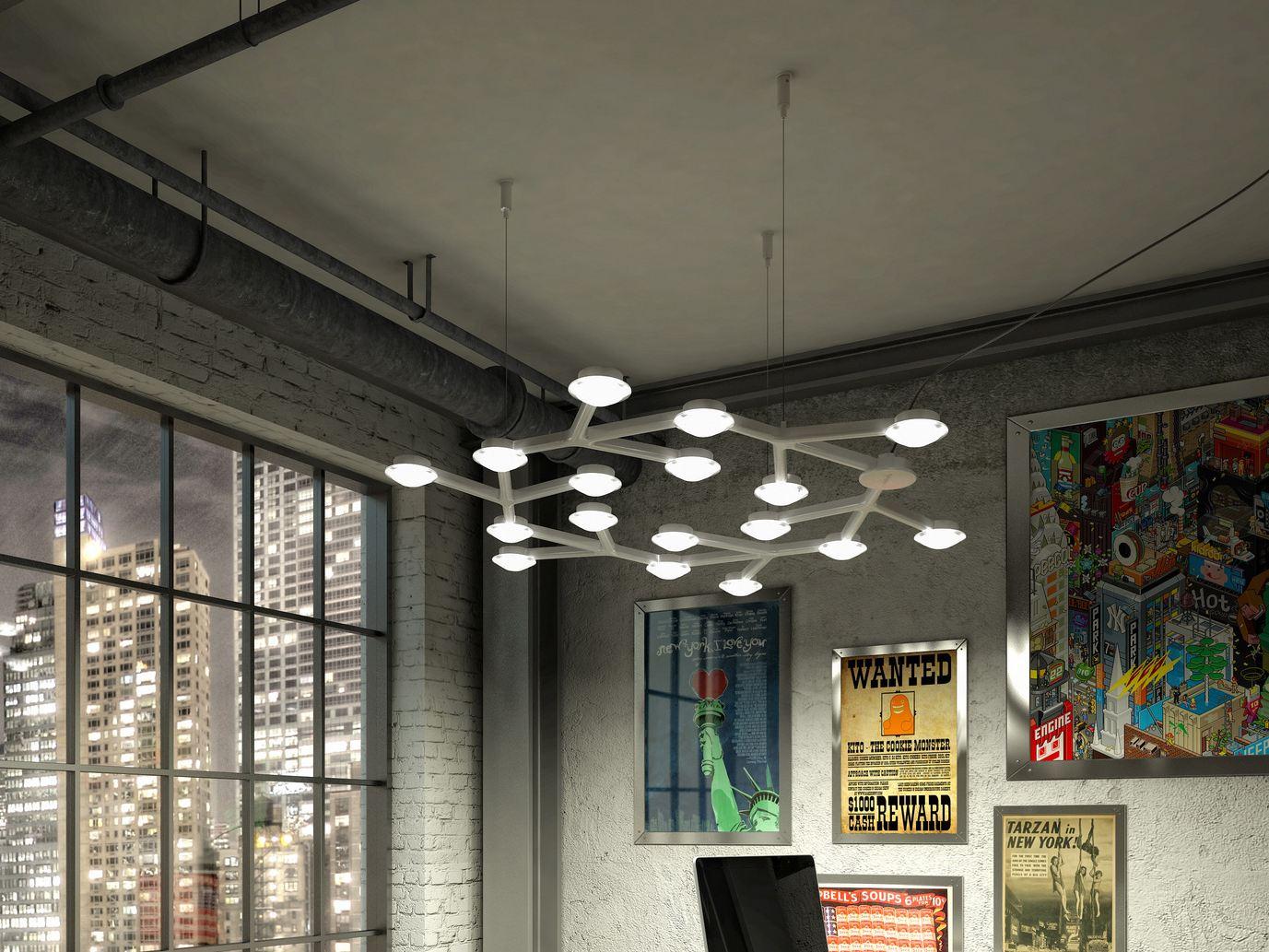 LED NET LINE LED direct light pendant lamp