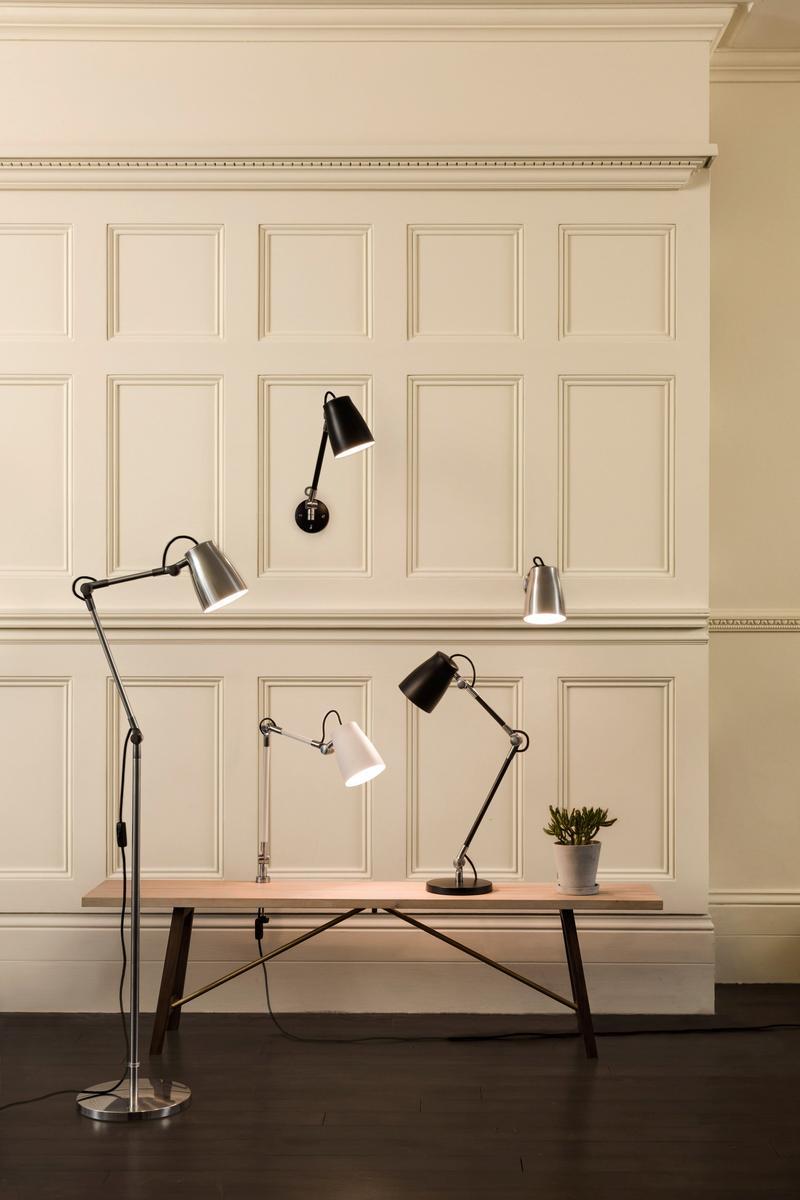 ATELIER CLAMP Adjustable aluminium desk lamp