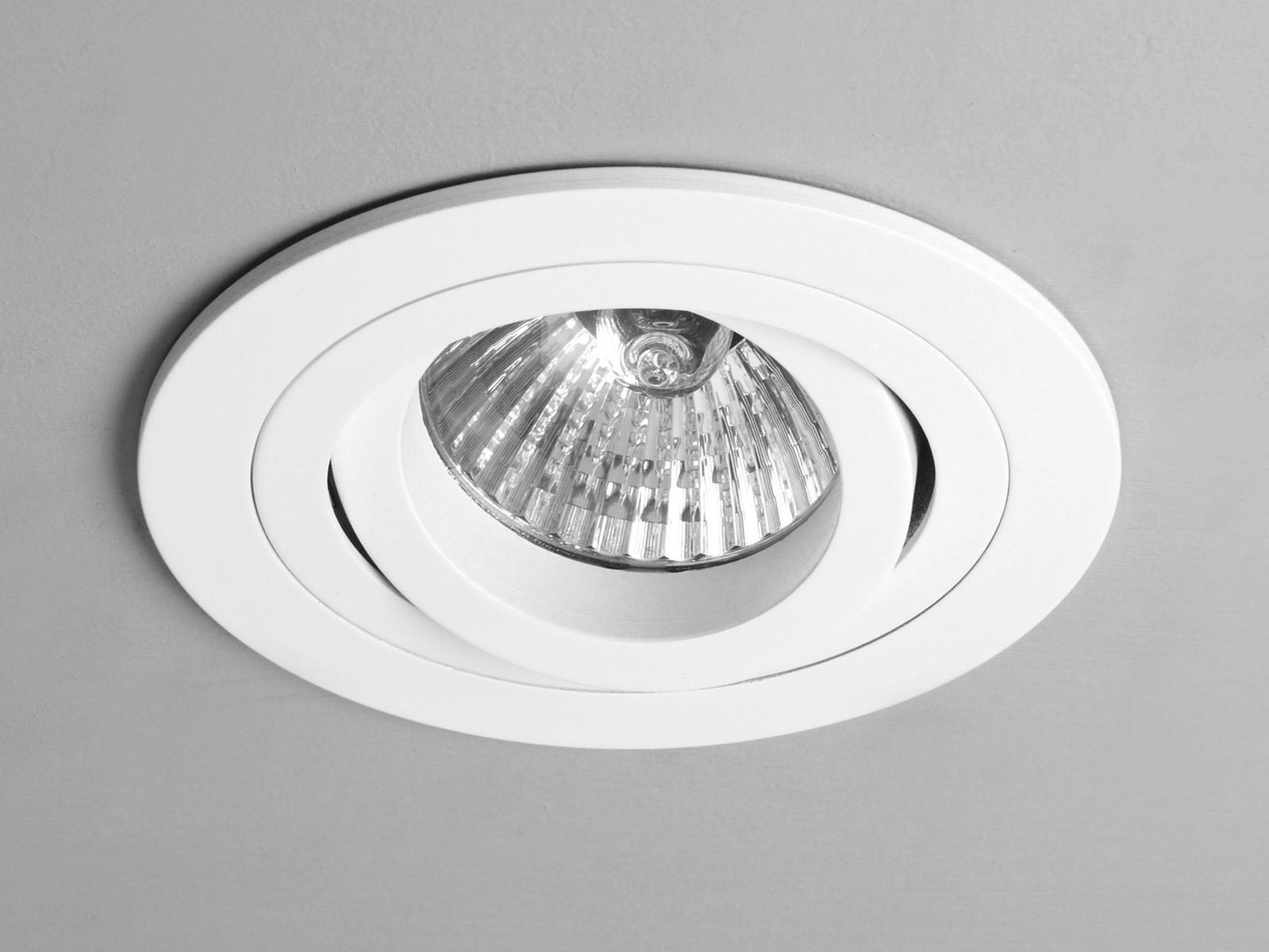 TARO ROUND ADJUSTABLE FIRE-RATED LED round ceiling steel spotlight