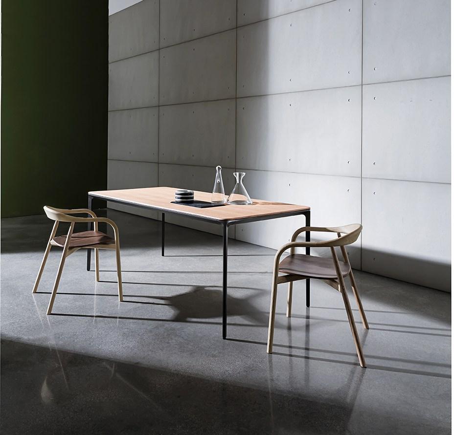 SLIM WOOD Rectangular wooden table