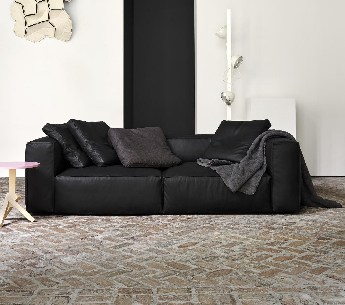 NILS 2 seater fabric sofa