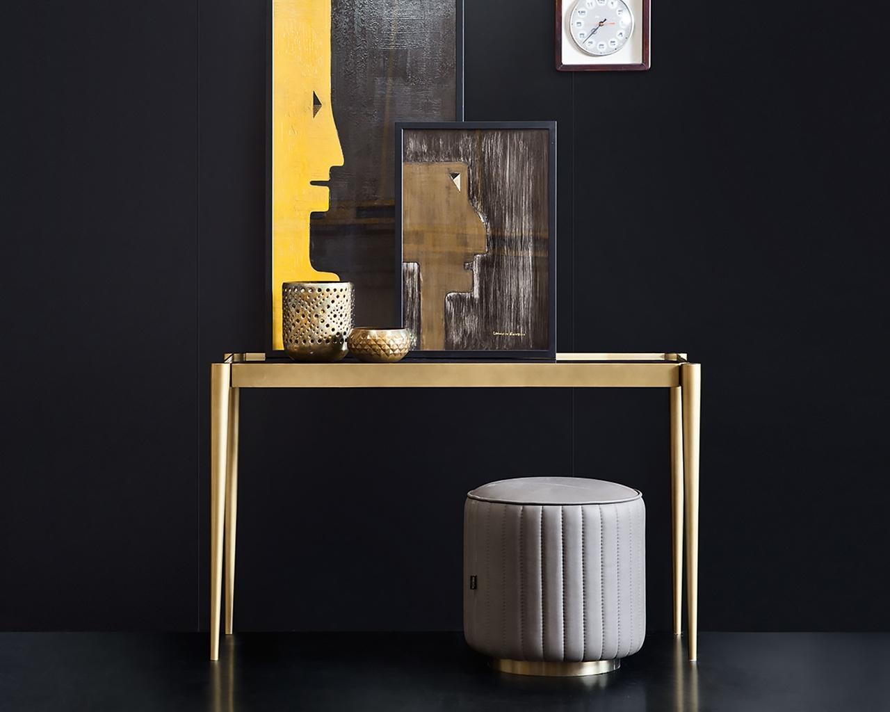 JOSEPHINE Rectangular metal console