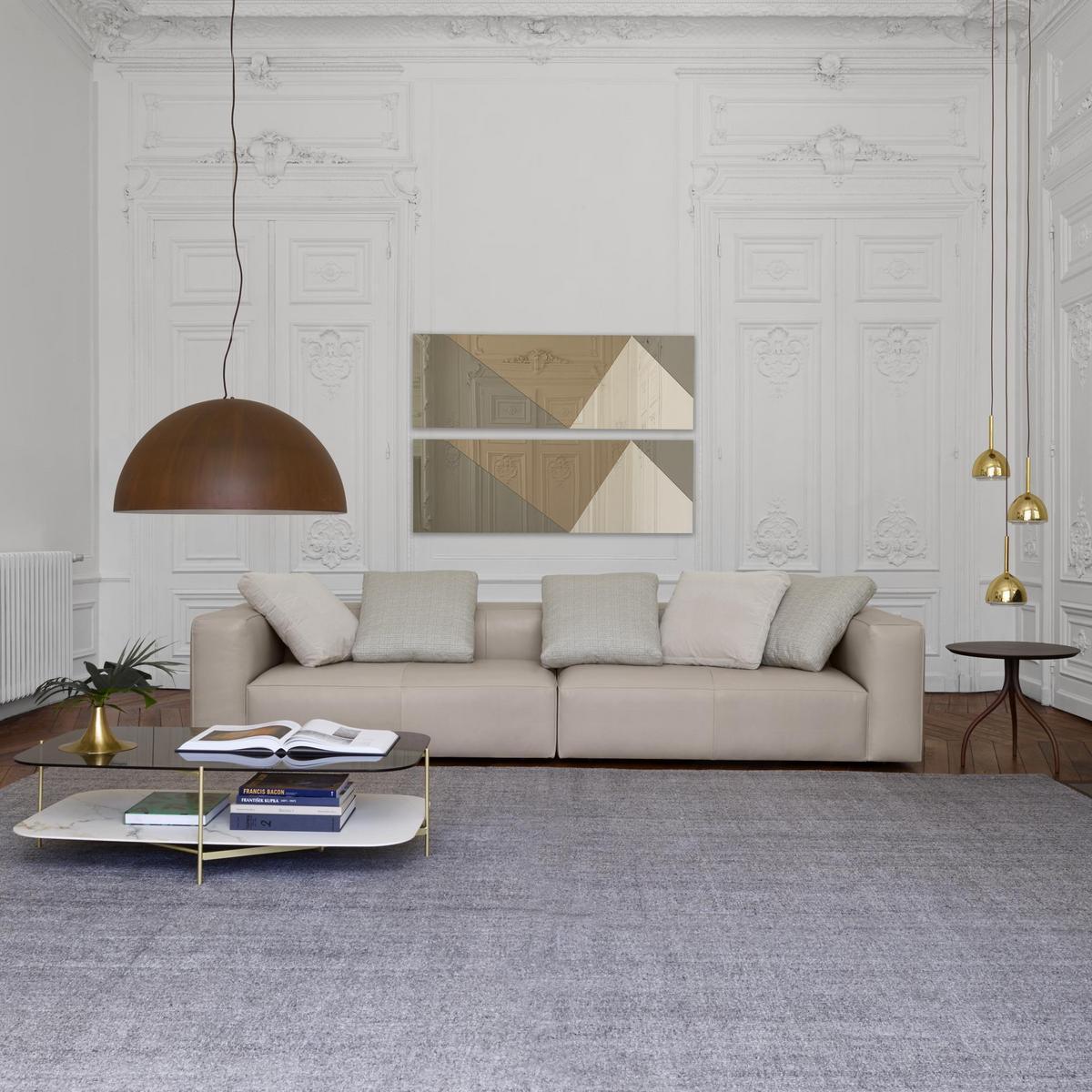NILS 2 seater fabric sofa