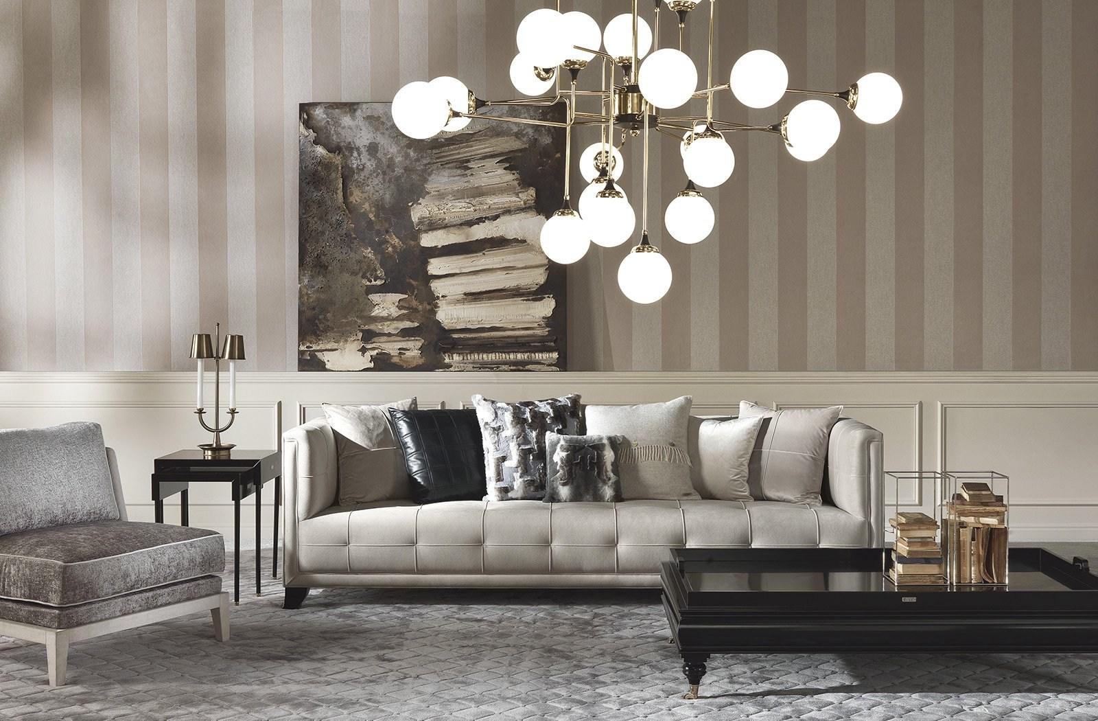 BARNEY Leather sofa