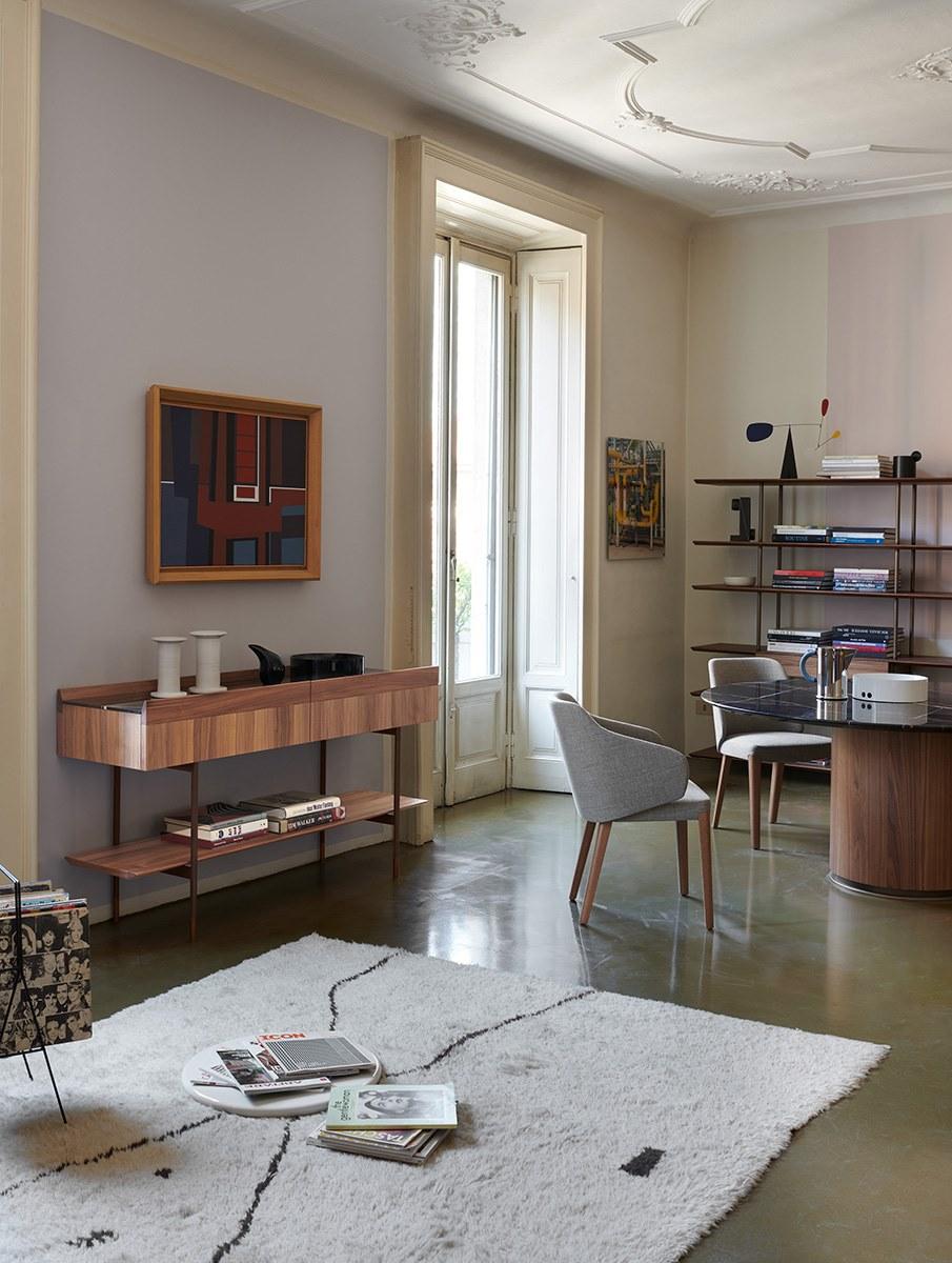 ARIAL Rectangular console table with drawers