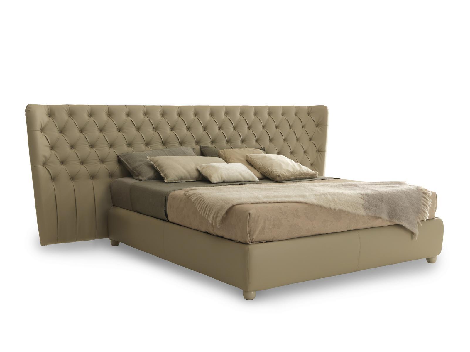 SELENE EXTRA LARGE Double bed with tufted headboard