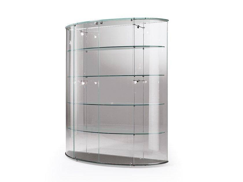 MEGA Display cabinet with integrated lighting