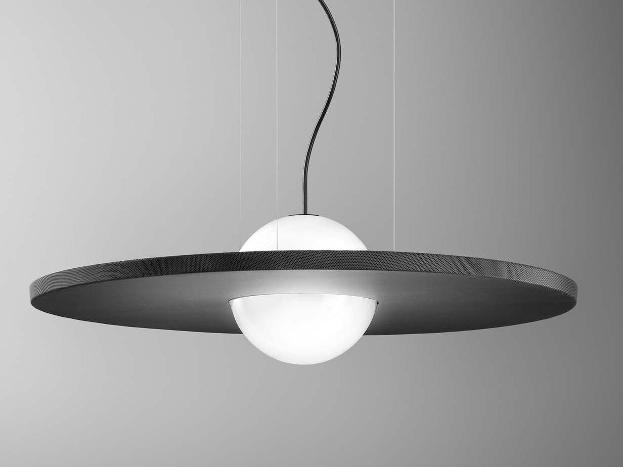 IRVING SILENCE LED perforated metal pendant lamp