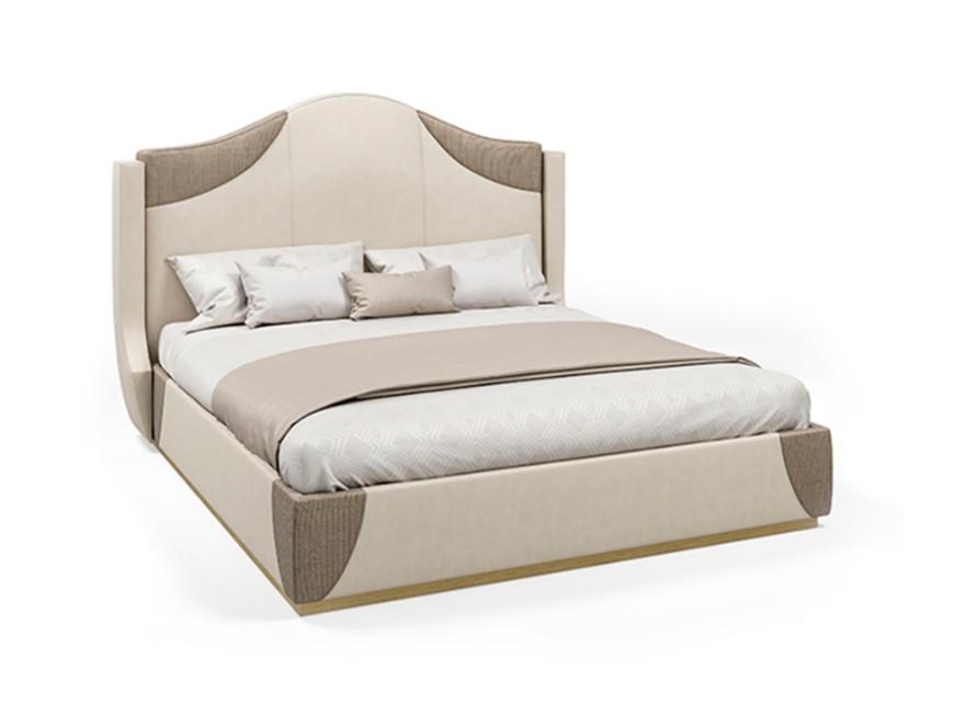 PR.52 Upholstered fabric double bed