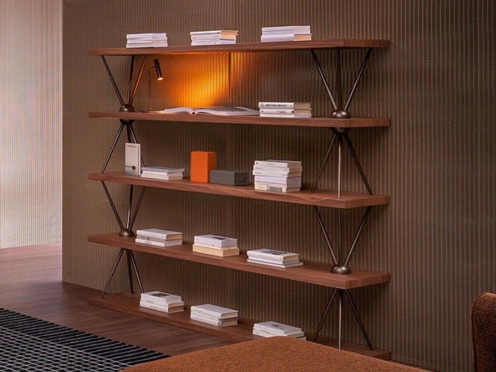 TRIPODIO Open wooden bookcase